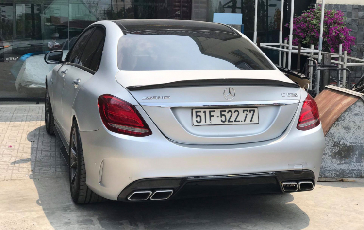 Đại gia Sài Gòn thích mua lại xe của Cường Đôla tân trang MercedesAMG C63S  độc nhất Việt Nam